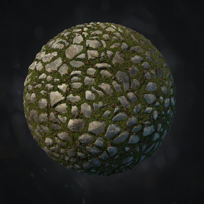 cobble mossy 003 — Скачать