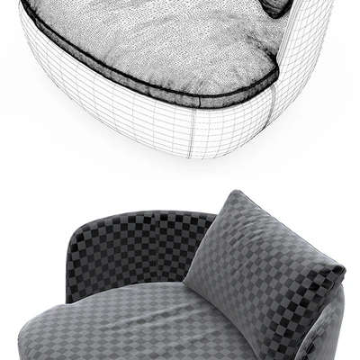 Moooi Bart Swivel leather — Ver 2