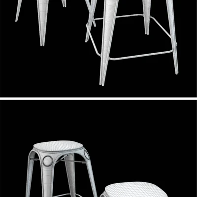 "Louix" стул и табурет "Louix" сhair High and stool — Вид 2