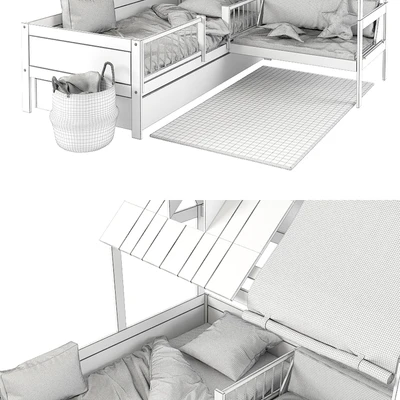 Кровать LifeTime BEACHHOUSE HUTBED WITH COUCH — Вид 2