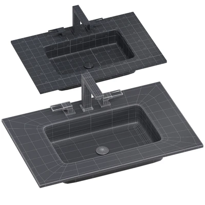 INBANI H tops washbasins set — Ver 3
