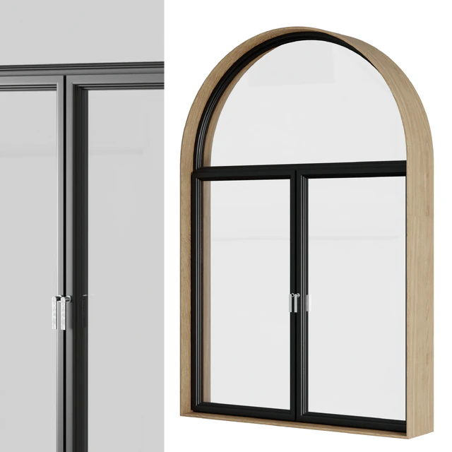 A set of round and circle and arched windows 01 — Скачать