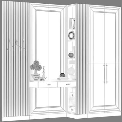 Entrance hall modular in neoclassical style 06 — View 3
