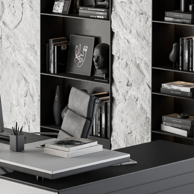 Office Furniture - Manager Set 36 — Descargar