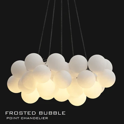 Frosted bubble chandelier — Ver 1