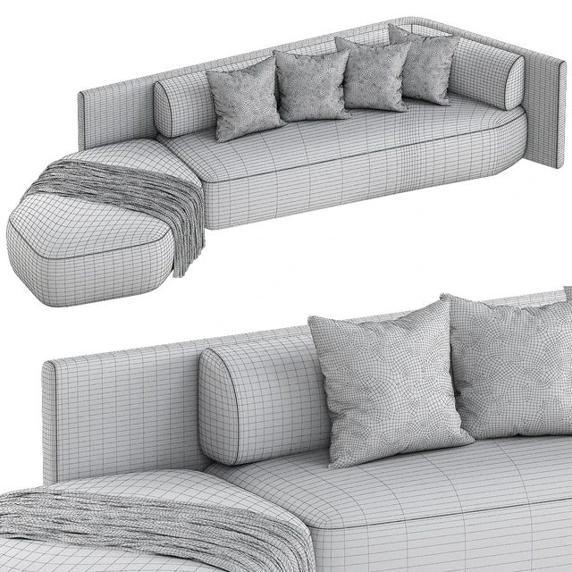 EKO Meridienne Sofa — Скачать