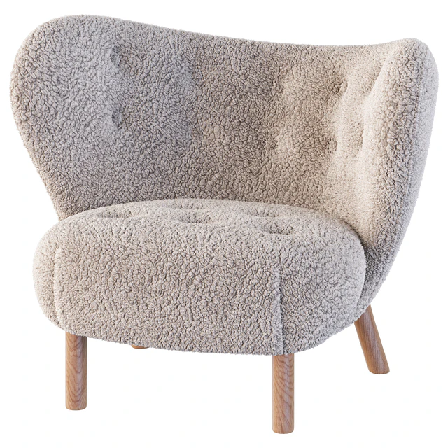 Little Petra Armchair and Pouf — Скачать