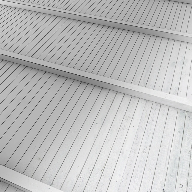 Wooden ceiling with beams (white wood) — Descargar