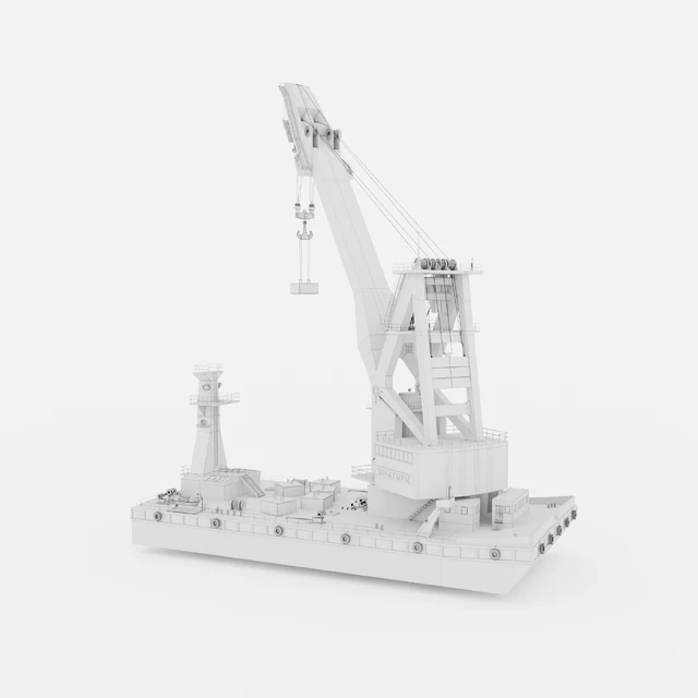 Floating crane Bogatyr — Descargar
