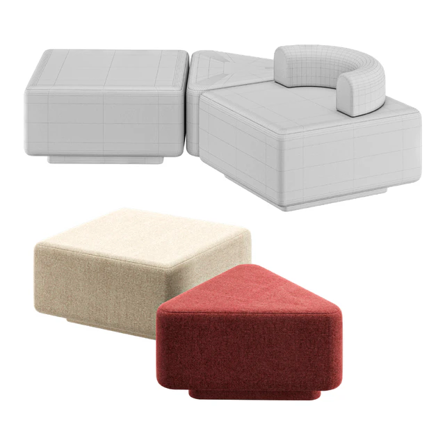 Modular Pouf Plump — Descargar
