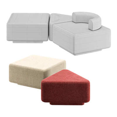 Modular Pouf Plump — Ver 3