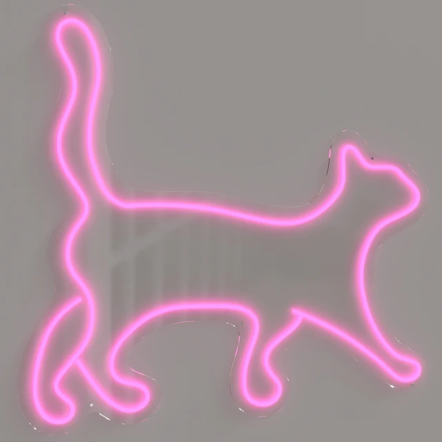 Set of neon lights Cats 02 — Descargar