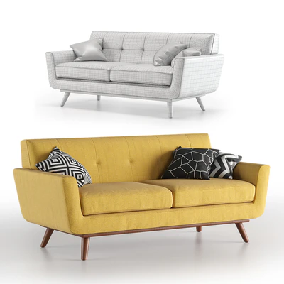 Engage Loveseat, Citrus — Ver 2