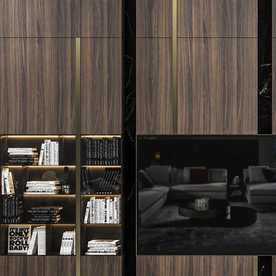 Tv wall set 08 — Ver 3
