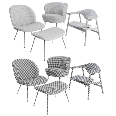 Gubi Lounge Chairs — Ver 2