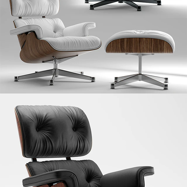 Кресло Vitra Lounge Chair — Скачать