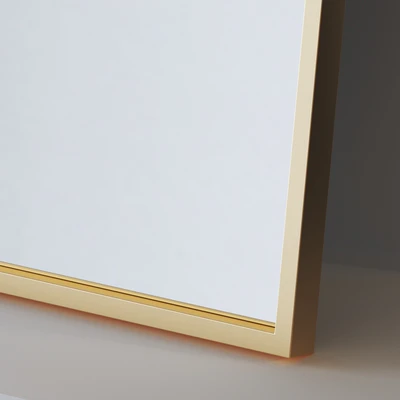 Metal Frame Arched Floor Mirror — Ver 2