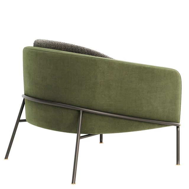 Fil Noir armchair by Minotti — Скачать