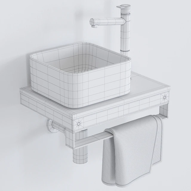 Ceramica Cielo Shui Comfort art. Milaq Square Washbasin — Descargar