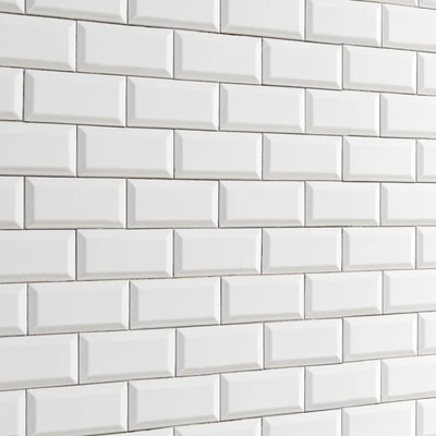 Tile.Tile, white, panel, backsplash, decorative, for kitchen — Ver 3