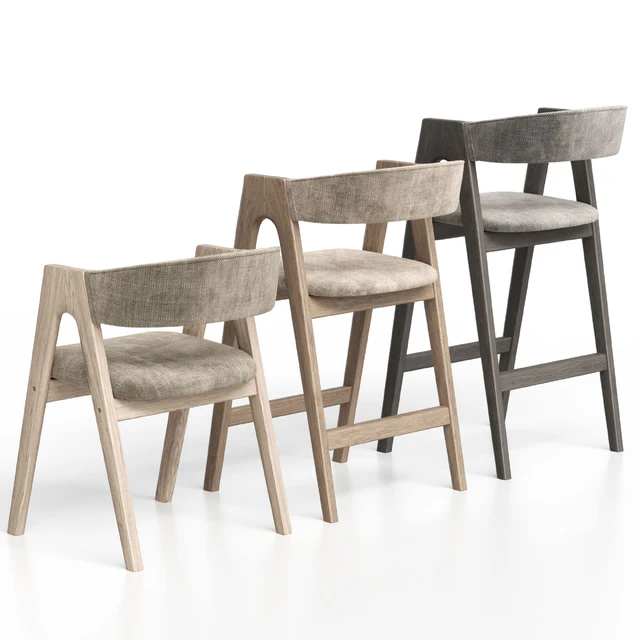 Dublin chair regular, bar and half-bar from Deephouse — Descargar