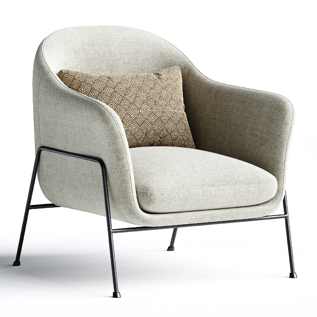 Wiley Ivory White Sherpa Armchair — Descargar