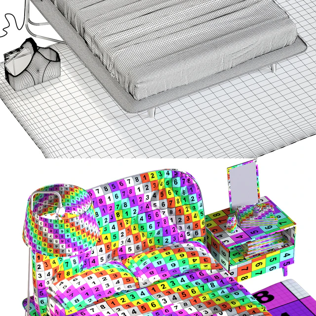 Calligaris Hampton bed — Descargar