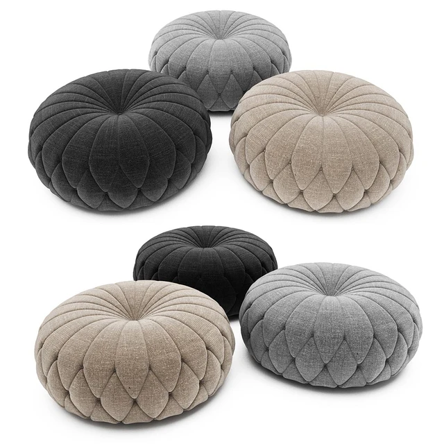 Tufted Round Ottoman — Descargar