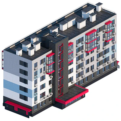 Modern residential building — Ver 2