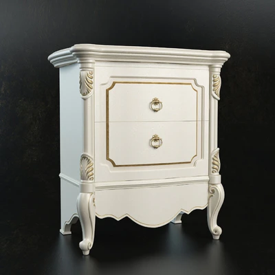 Nightstand Treci Cecchini Victoria Stucco — Ver 1