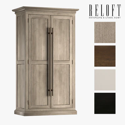Wardrobe PANEL DOUBLE-DOOR CABINET 61460941 — Descargar