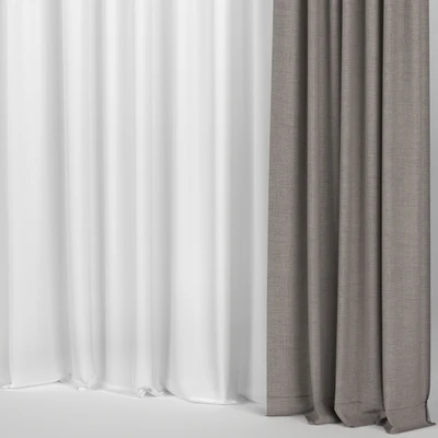 Curtains with tulle — Ver 3