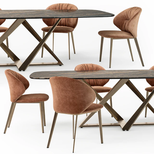 Bontempi Millennium table Drop chair — Скачать