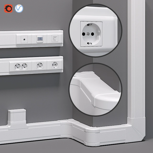 Кабель-канал Legrand DLP со встроенной электрикой — Скачать