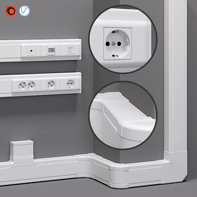 Кабель-канал Legrand DLP со встроенной электрикой — Вид 1
