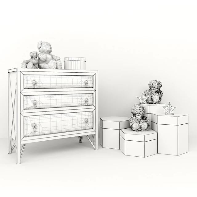 Children furniture nicola bacci tiramisu (part2) — Скачать