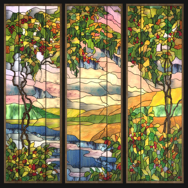 Stained glass Trees — Descargar