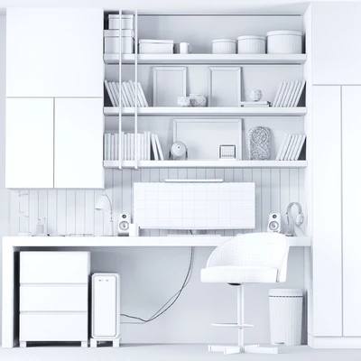 Home Office Desk — Вид 2