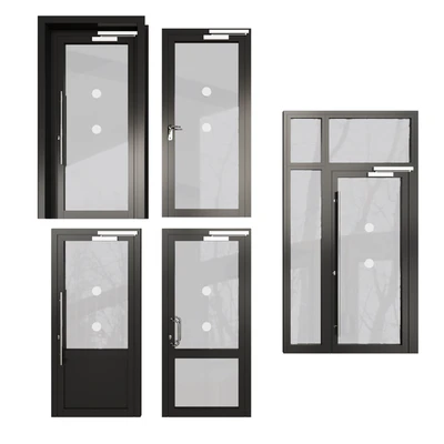 Противопожарные витражные двери 02 — Вид 3