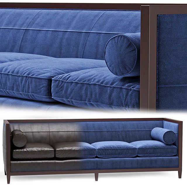 Baker Archetype Wood Banded Sofa No. 6370-98 — Descargar