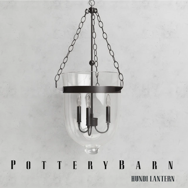 Chandelier POTTERY BARN HUNDI LANTERN — Descargar