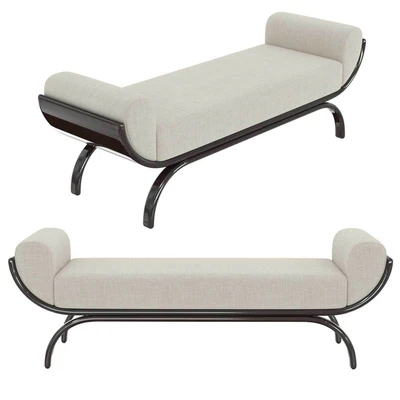 Custom made bench with curved arms — Вид 1