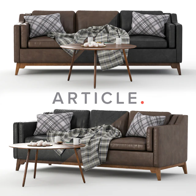 Worthington Sofa & Coffe Table Amoeba — Скачать