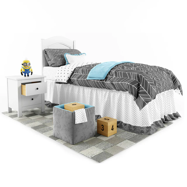 Baby bed and accessories — Скачать