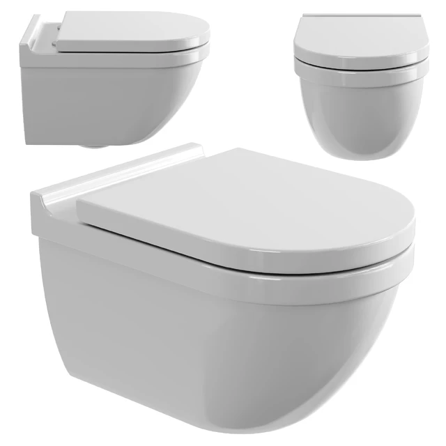 Duravit Starck 3 wall-mounted washdown toilet — Descargar