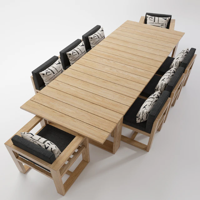 RH Bahia Natural Teak set 01 — Descargar