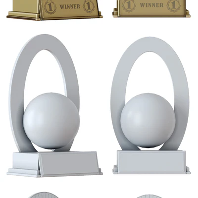 Sports awards and cups. Decor — Ver 2