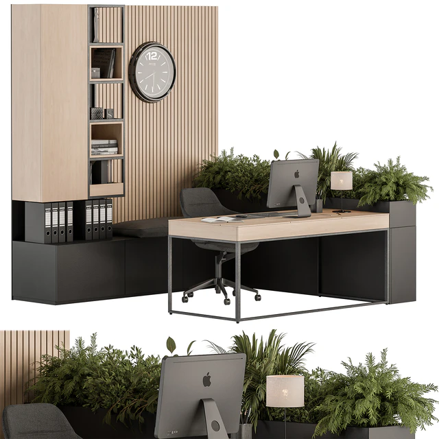 Manager Desk - Office Furniture 409 — Descargar