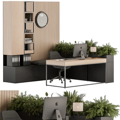 Manager Desk - Office Furniture 409 — Ver 1