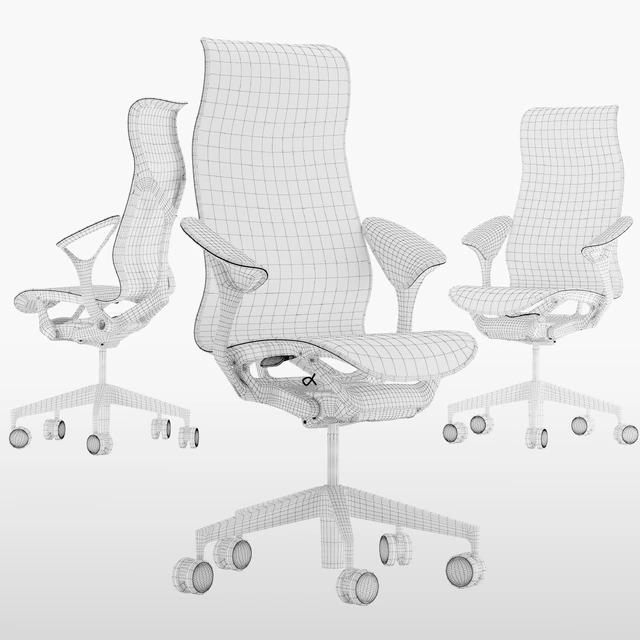 High-Back Cosm Chair by Herman Miller — Скачать